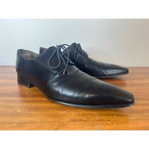 Fratelli Rossetti‎ Black Leather Pointed Toe Oxford Dress Shoes Men's Size 9